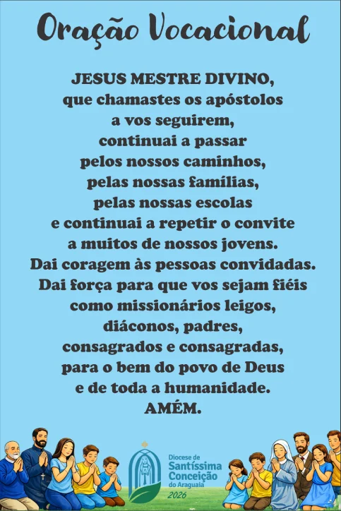 Santinho Oração Vocacional (2)